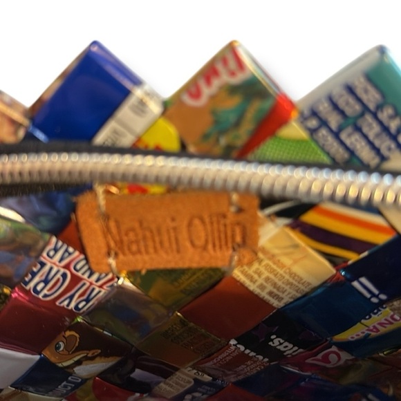 Nahui Ollin Clutch Candy Wrapper Multicolored - Picture 2 of 5